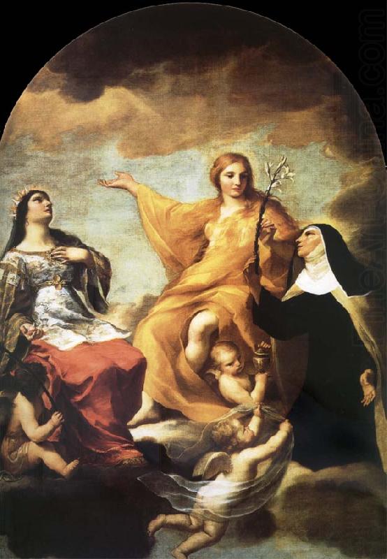 The three Mary magdalene, Andrea Sacchi